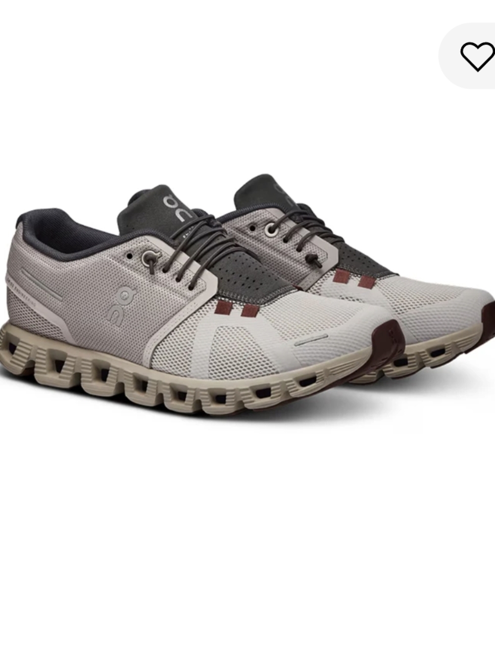 On Running On Cloud 5 Pearl Frost Shoes Sneakers Women's Size 9.5
